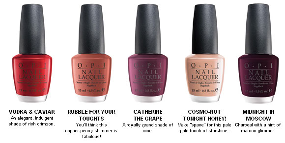 opi russian collection 2012 opi russian collection 2012