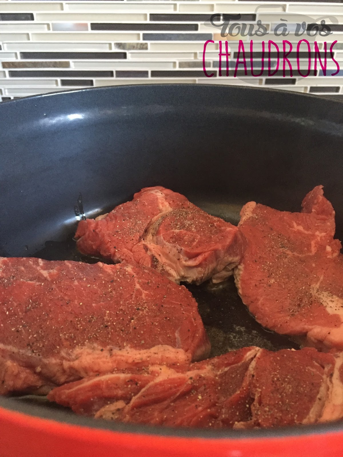 Boeuf braisé au tamari et au sirop d'érable Tous à vos chaudrons