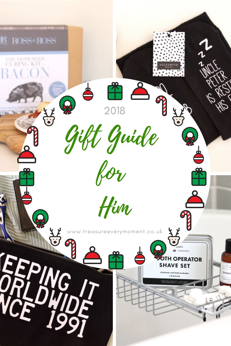 CHRISTMAS GIFT GUIDE For Him 2018  Treasure Every Moment