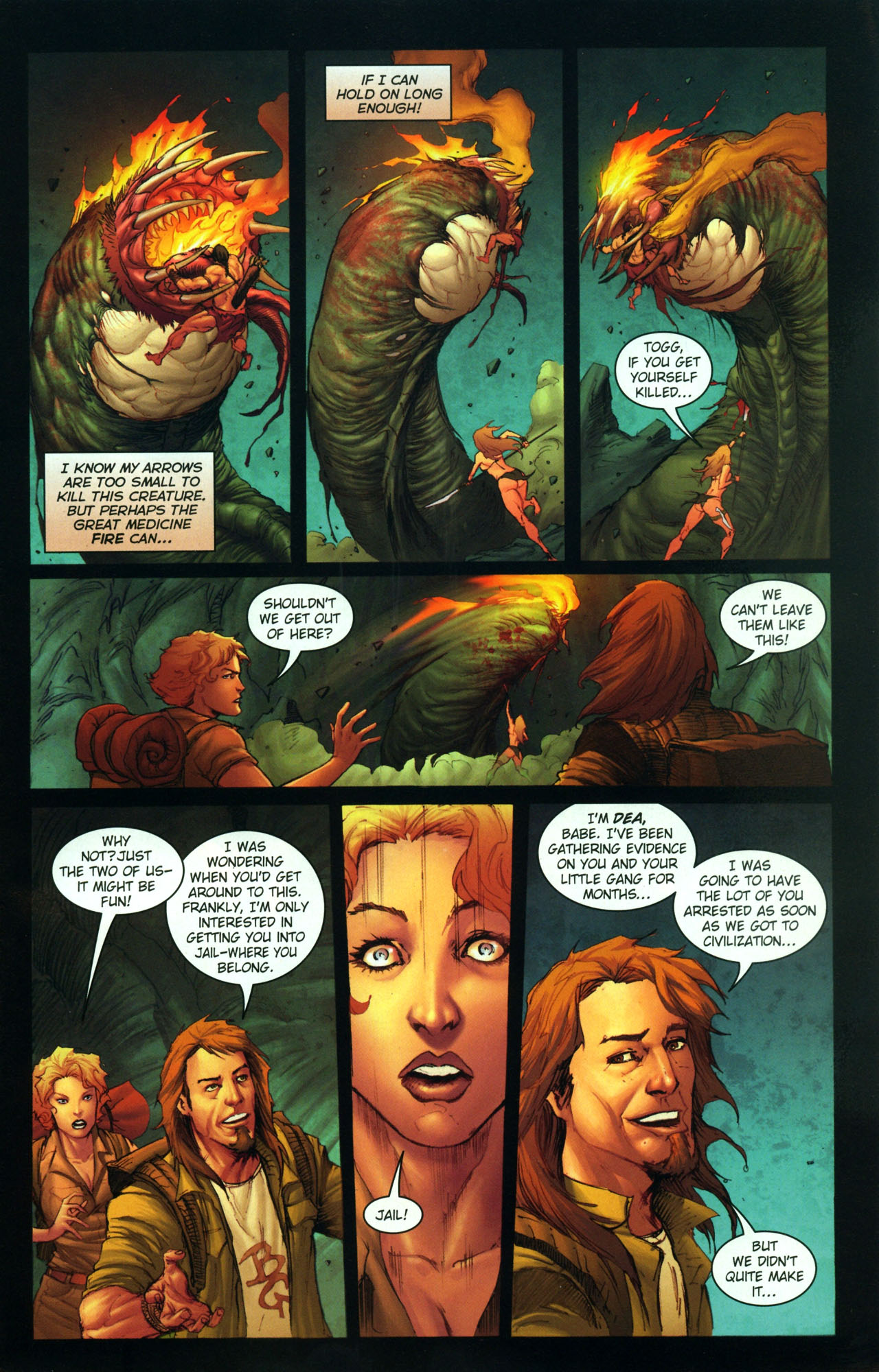 Read online Jungle Girl comic -  Issue #5 - 6