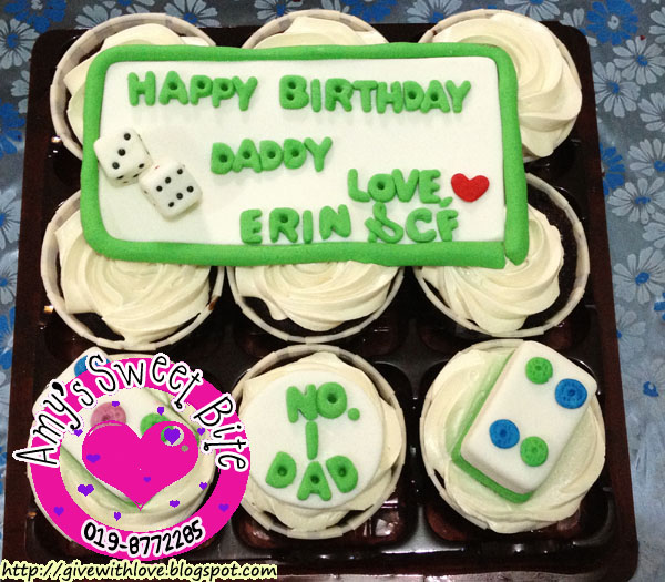 ♥♥ Amy's Sweet Bite ♥♥ Birthday Cupcakes For daddy