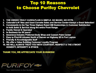 Top Reasons to Buy Your Vehicle at Purifoy Chevrolet Near Denver