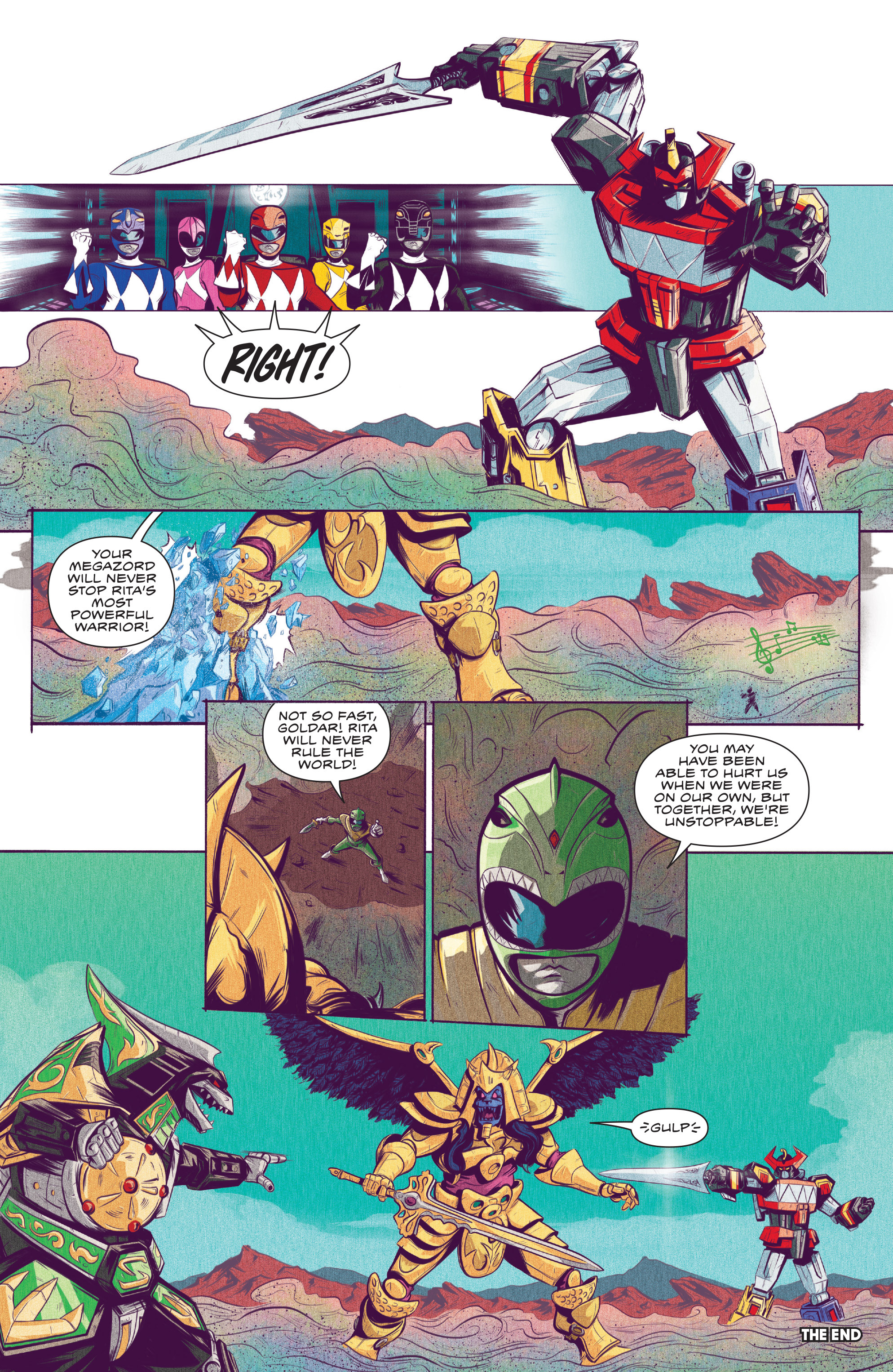 Read online Mighty Morphin Power Rangers comic -  Issue #0 - 22