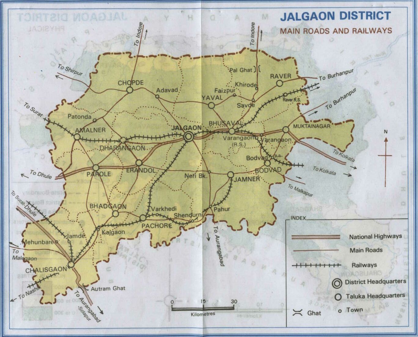 JALGAON MAP JALGAON CITY MAP ROAD MAP TRANSPORT MAP INDUSTRY