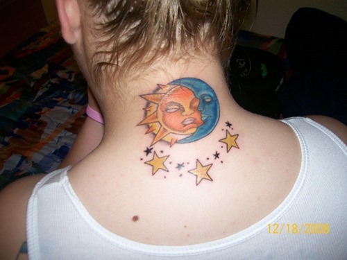 tatuajes de sol y luna para mujeres