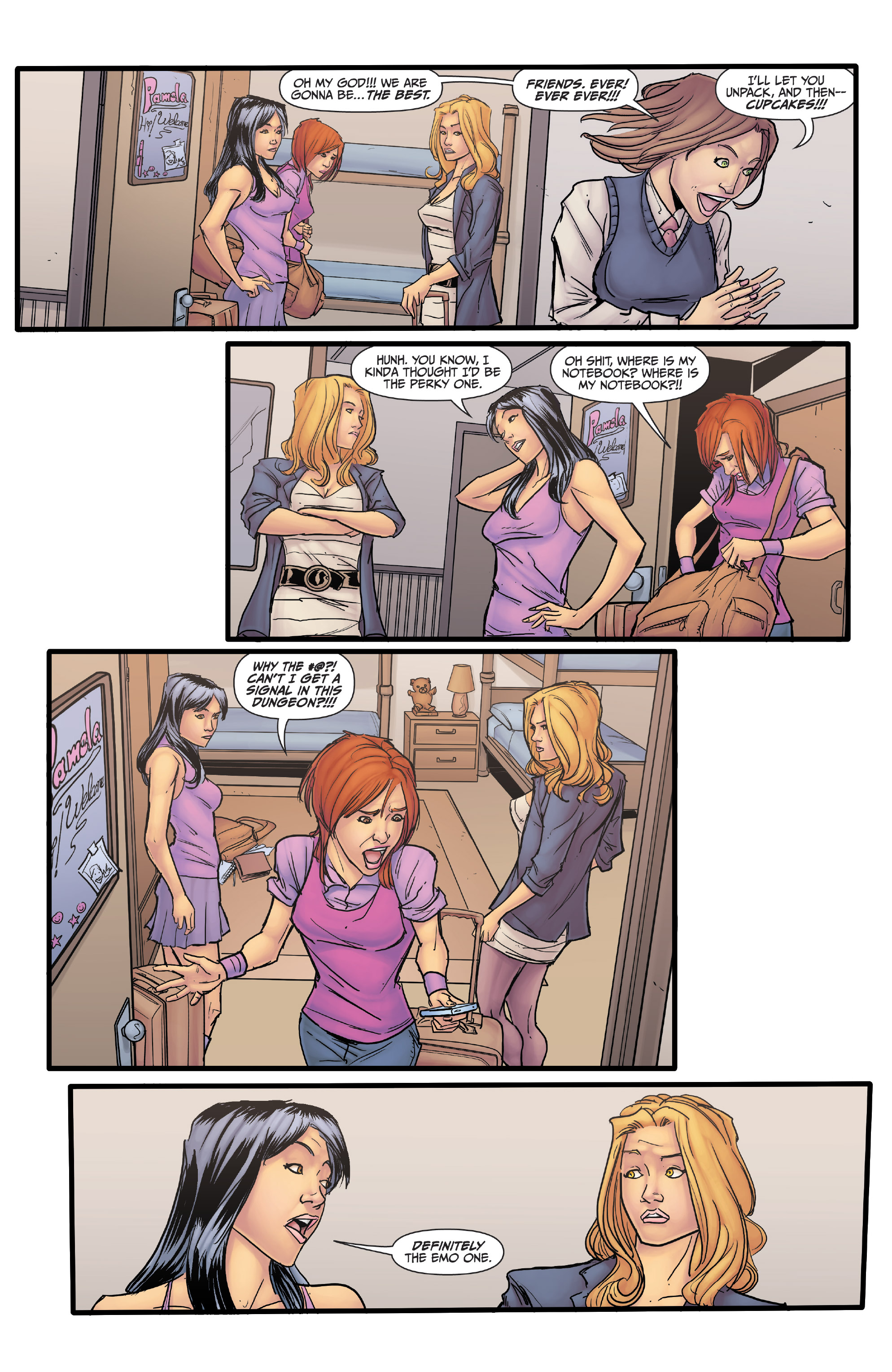 Read online Morning Glories comic -  Issue #1 - 35