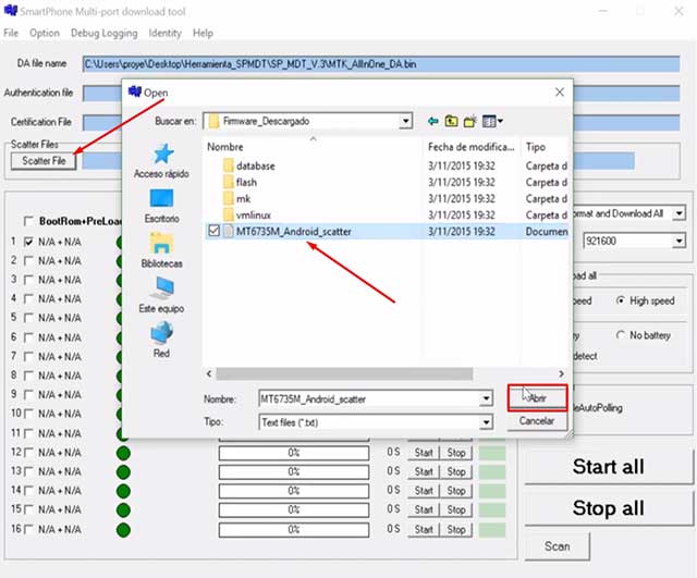 Cómo usar SP MultiPort Download Tool para flashear un teléfono