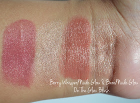 wander beauty on the glow blush swatches 