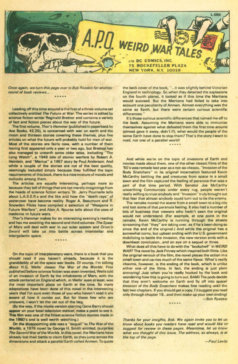 Read online Weird War Tales (1971) comic -  Issue #92 - 34