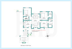 floor plan plans sq 2000 villa feet contemporary ground kerala elevation interior idea architecture appliance october