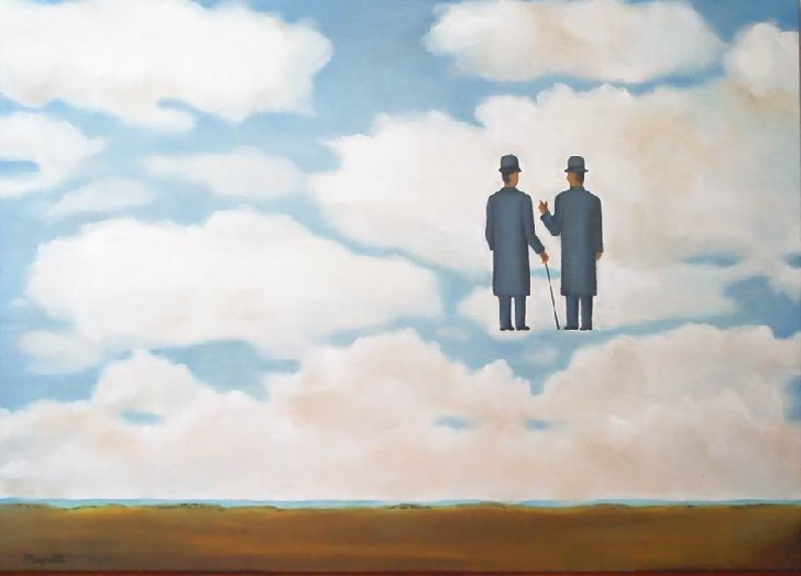 Картина рене магритта искусство беседы