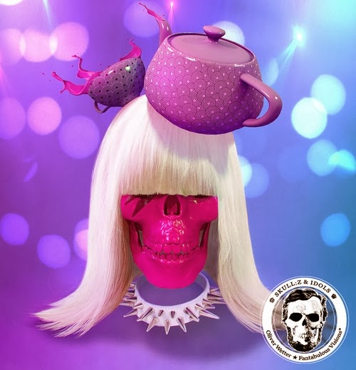 06-Lady-Gaga-Oliver-Wetter-aka-fantasio-Skullified-Personalities-www-designstack-co