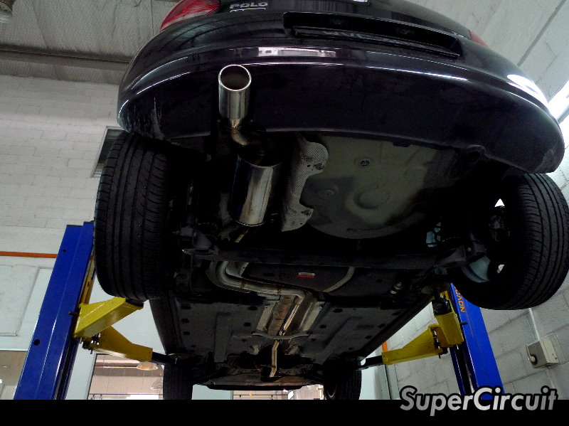 SUPERCIRCUIT Exhaust Pro Shop VW Polo 1.2 TSI Downpipe & Cat Back