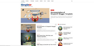 SimpleUP blogger template