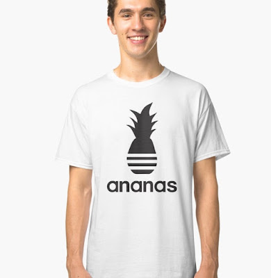 Black Ananas parody logo t-shirts