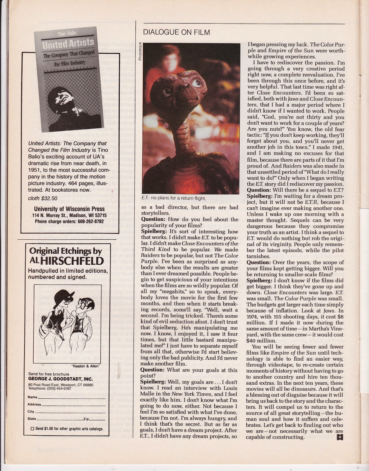 American Film Magazine 1988