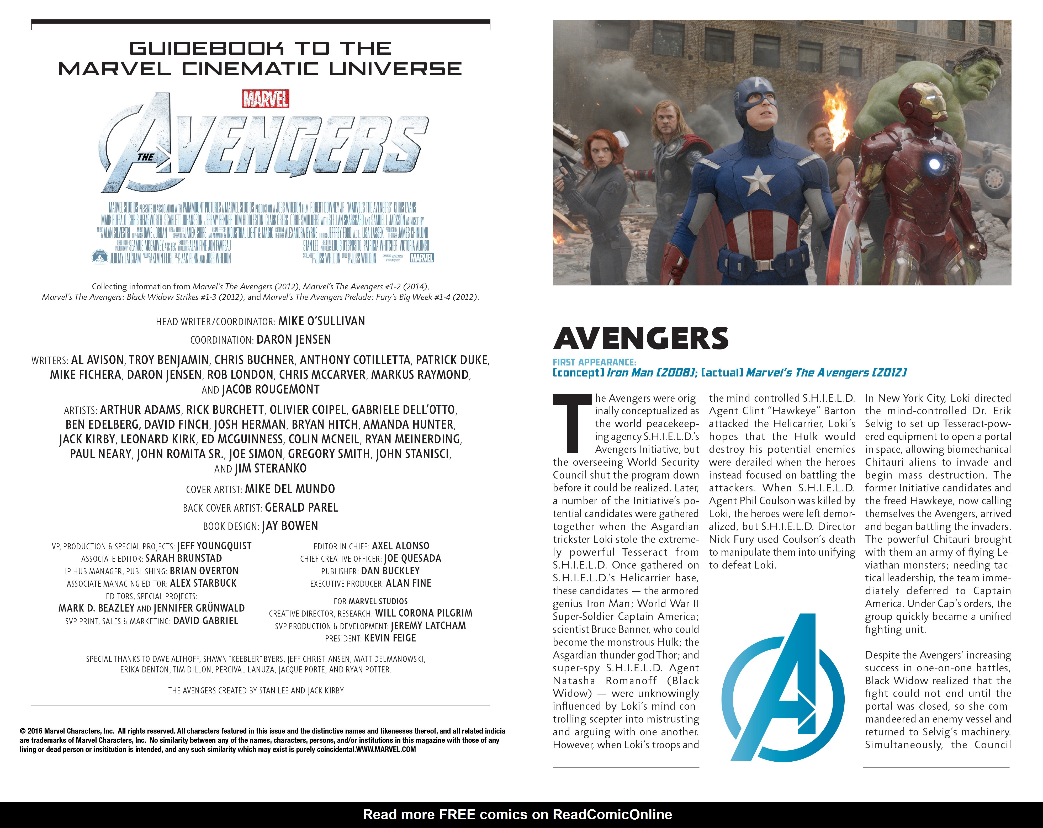 Read online Guidebook to the Marvel Cinematic Universe - Marvel's The Avengers comic -  Issue # Full - 2