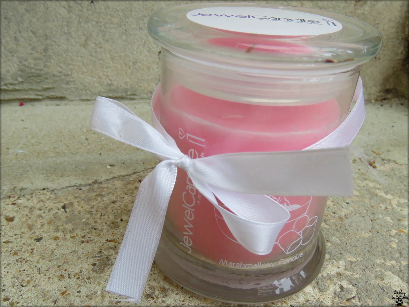 Marshmallow Fondue Jewel Candle