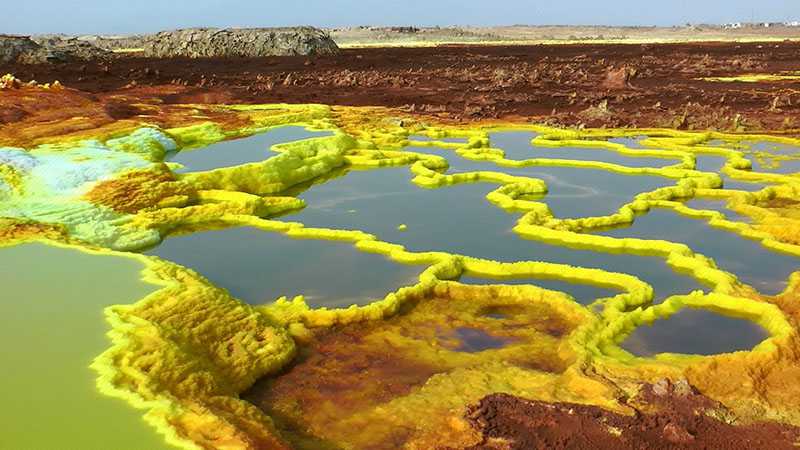 Tempat terpanas - Dallol Tempat terpanas - Dallol