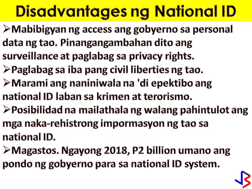 National Id Card Pros And Cons