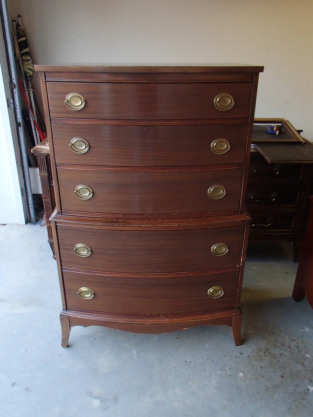 New Again: Old White Antique Chest of Drawers