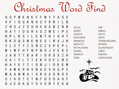 Hard Christmas Word Search 4
