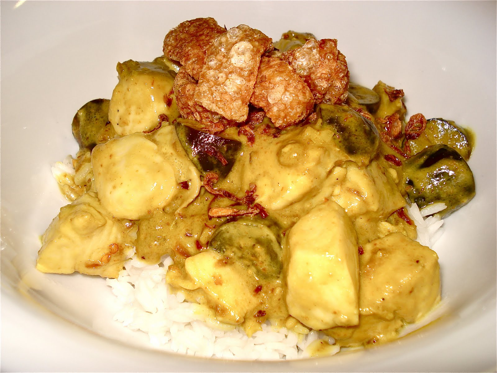 Behind The Burners YELLOW CURRY OF MACKEREL AND EGGPLANTS