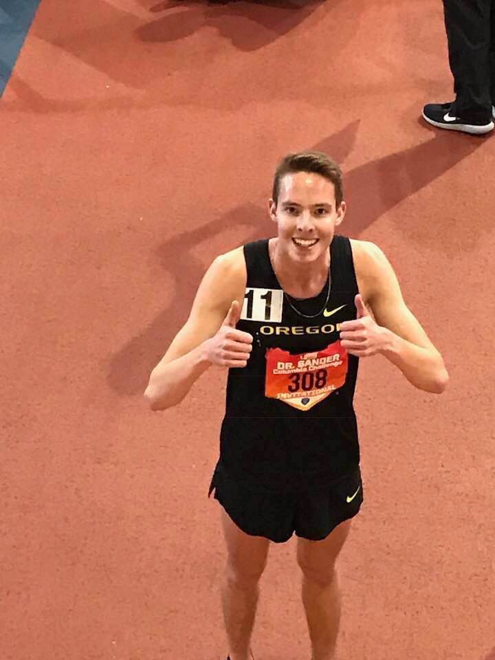 Cross Country Express Cooper Teare gets his sub 4 minute mile