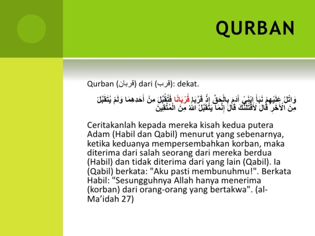 Berikut Kesimpulan Mudzakarah Tentang Variasi Pelaksanaan Ibadah Qurban Ditinjau Dari Dimensi Syari Ah Dan Kesehatan