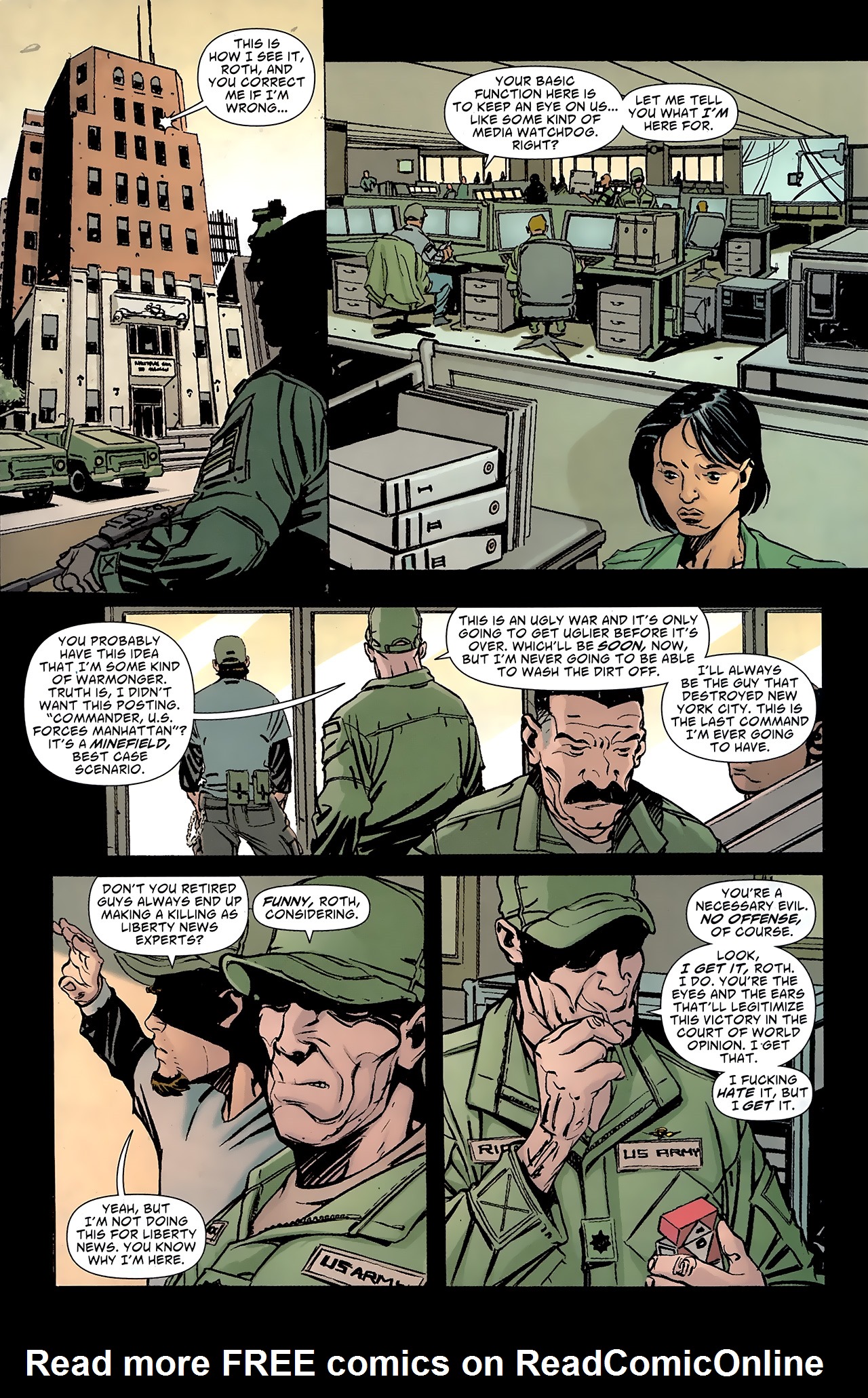 Read online DMZ (2006) comic -  Issue #62 - 9