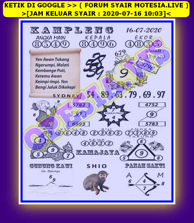 1 New Message Kode Syair Sydney 16 Juli 2020 Forum Syair Togel Hongkong Singapura Sydney 1 New Message Kode Syair Sydney 16 Juli 2020 Forum Syair Togel Hongkong Singapura Sydney