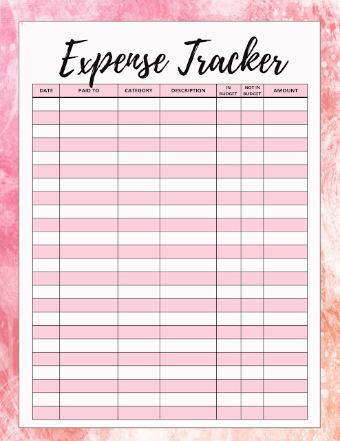 malena haas freebie friday printable spending or expense free printable monthly expense tracker