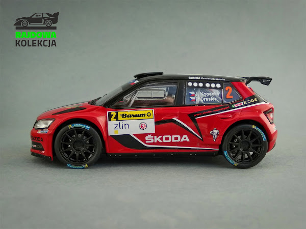 IXO RAM651 Skoda Fabia R5, Winner of Barum Rally 2016