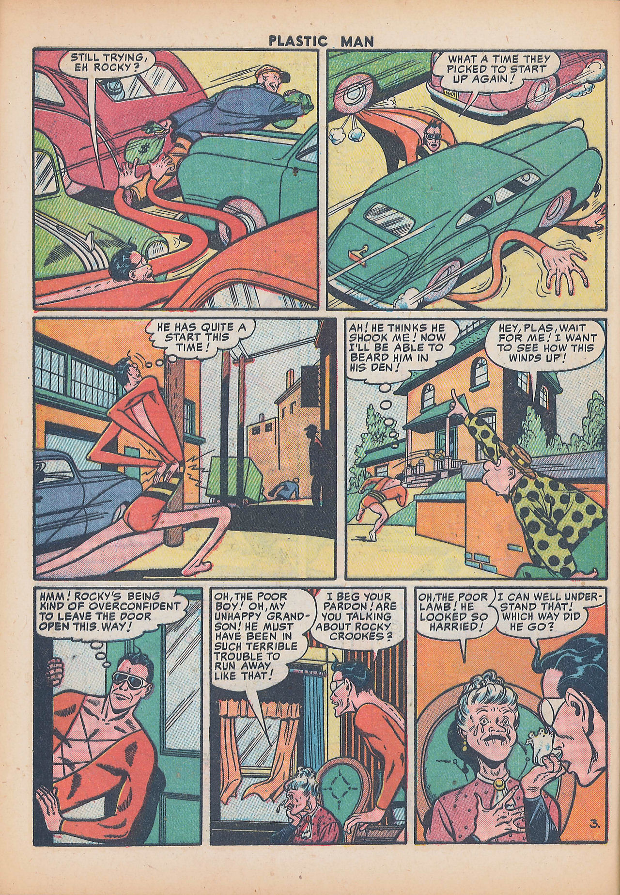 Read online Plastic Man (1943) comic -  Issue #30 - 44