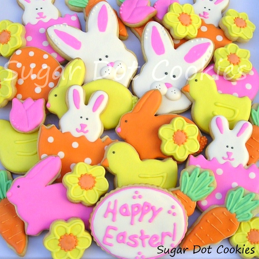 Sugar Dot Cookies Easter Sugar Cookies