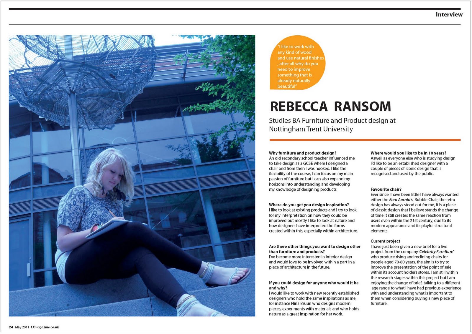 oliver hammond: Rebecca Ransom Interview