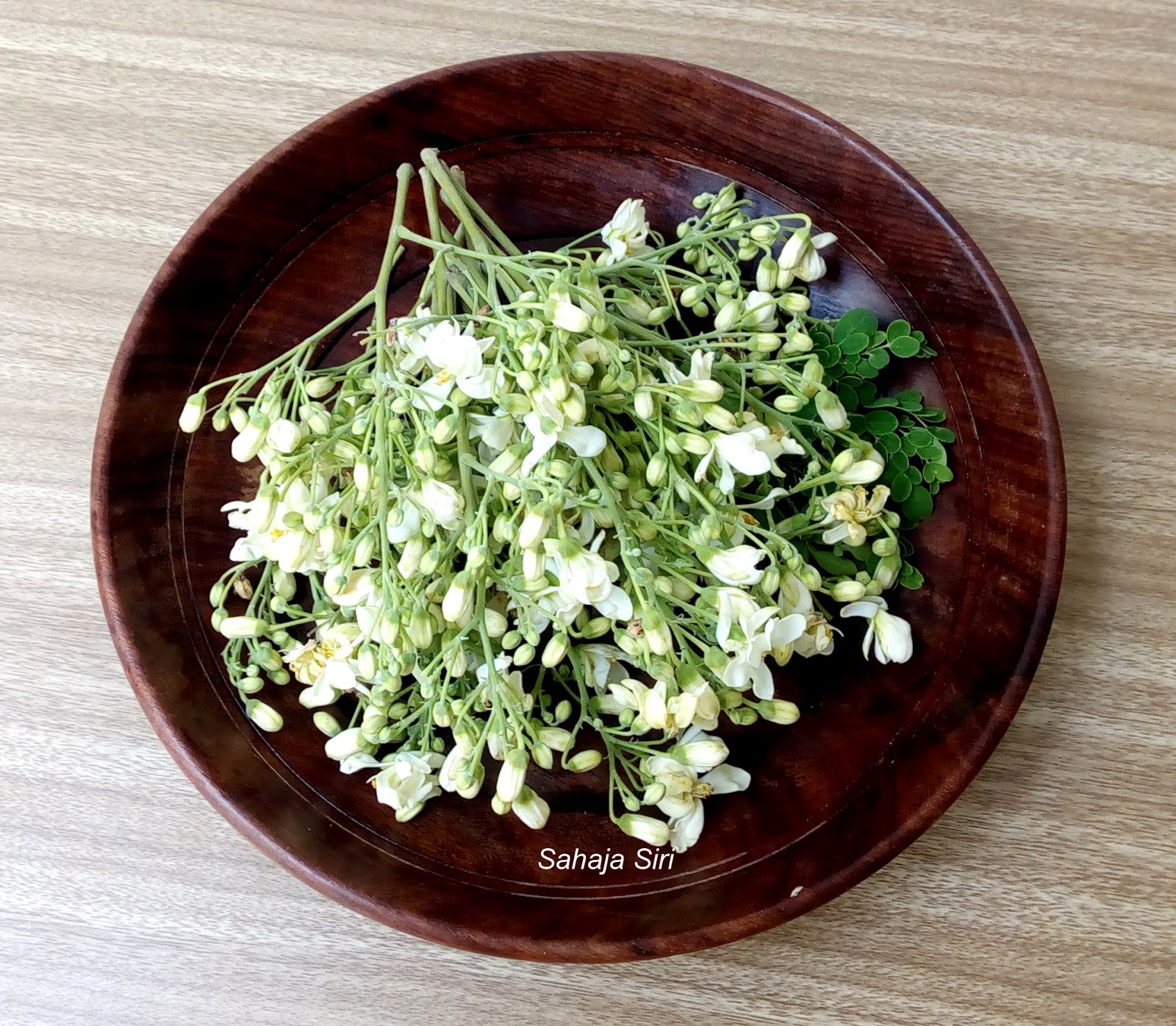 Drumstick Flower Recipe Sahaja Siri: Drumstick/ Moringa flower Mudde palya