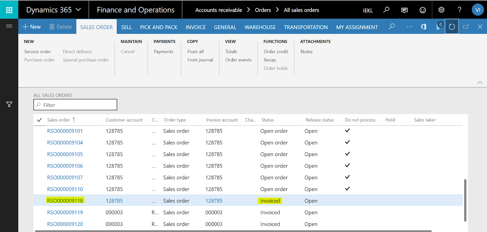 Microsoft Dynamics 365 for Finance and Operations Testing Odata