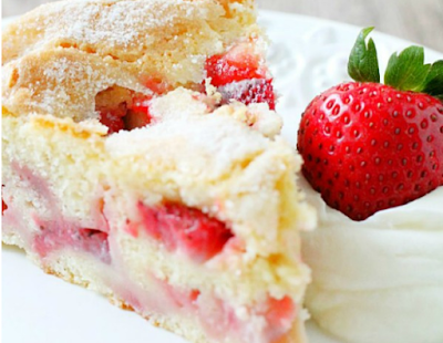 FRENCH STRAWBERRY CAKE  #cake