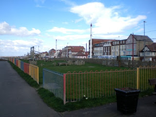 Bispham - Queens Road Promenade - The Crazy Golf isn't there any more