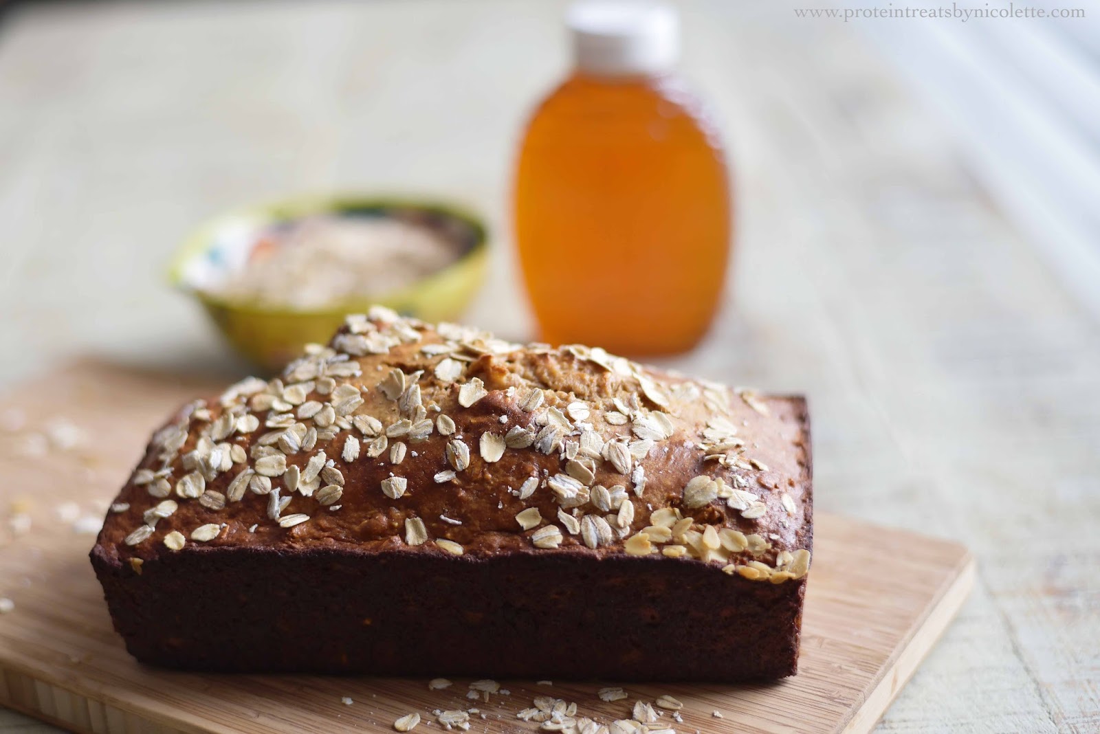 Protein Treats By Nicolette Honey Cinnamon Protein Oat Bread