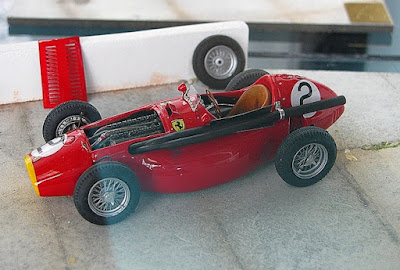 FERRARI 553 GP de France 1955 F. Gonzalez  kit: MG Model 1/43