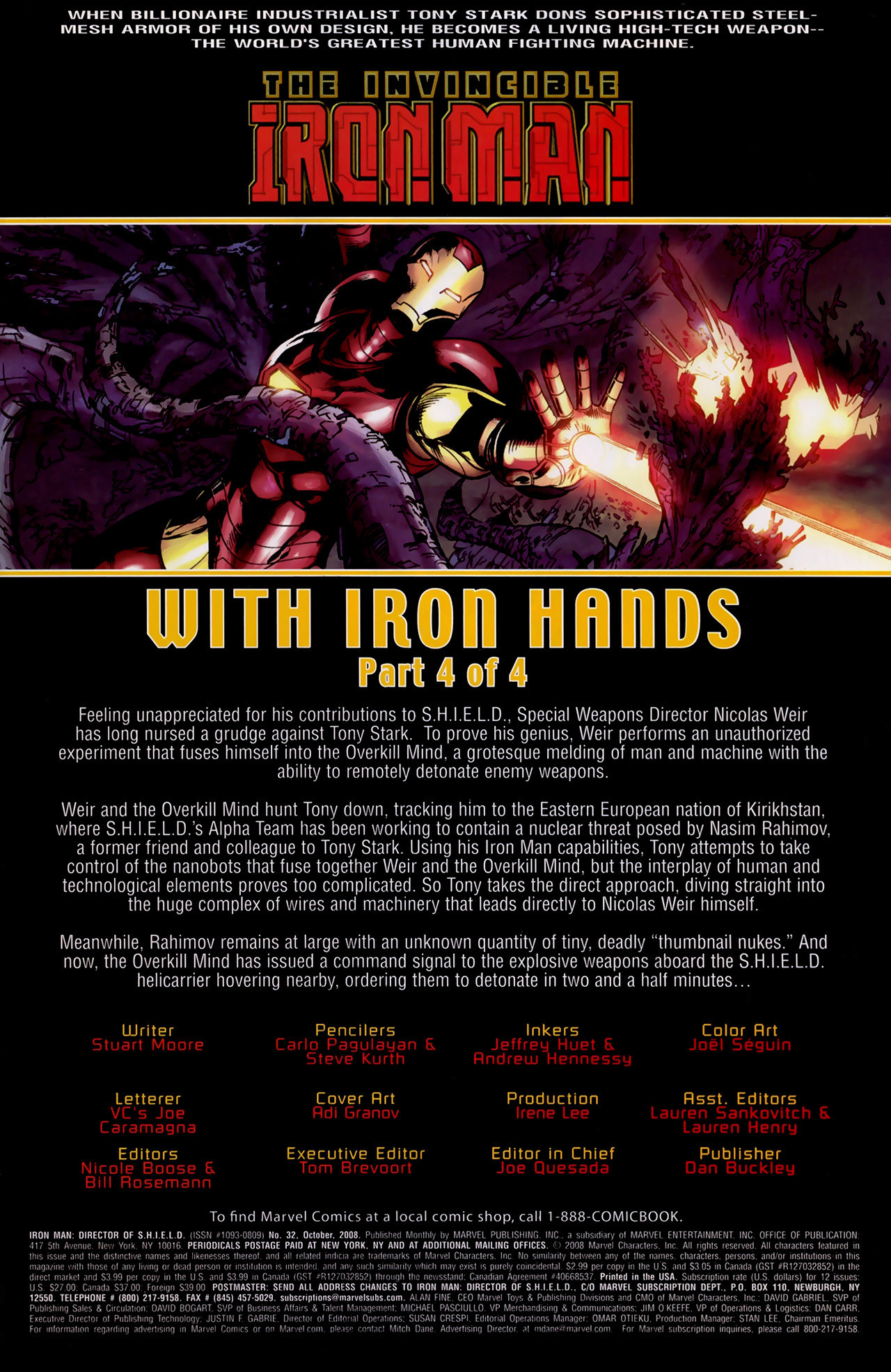 Read online Iron Man (2005) comic -  Issue #32 - 2