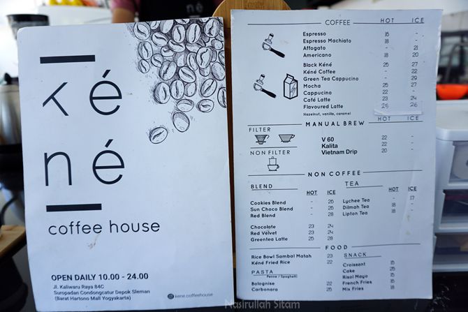 Mampir Di Kedai Kene Coffee House Jogja Nasirullah Sitam