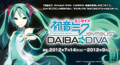 Hatsune Miku Mini Live Daiba de Diva concierto