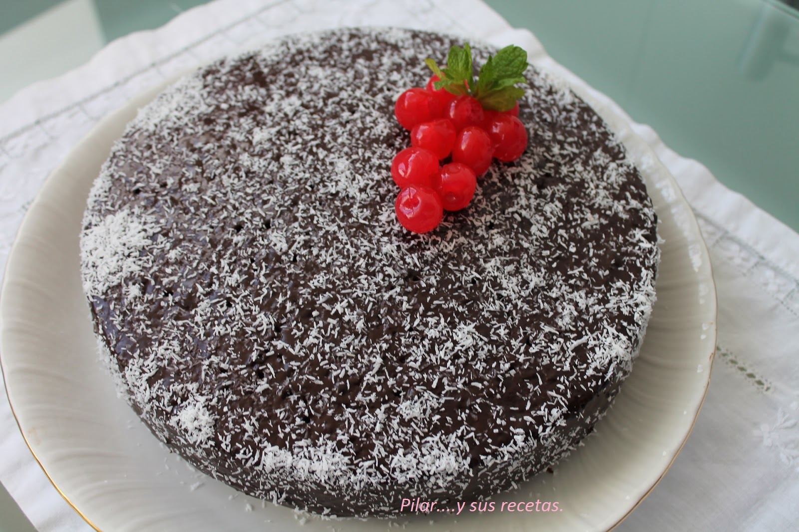 Pilar.....y sus recetas Tarta De Chocolate Y Coco