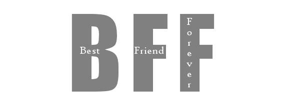 Graphic Groupies: BFF WORD ART