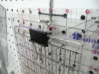 storing quilt rulers