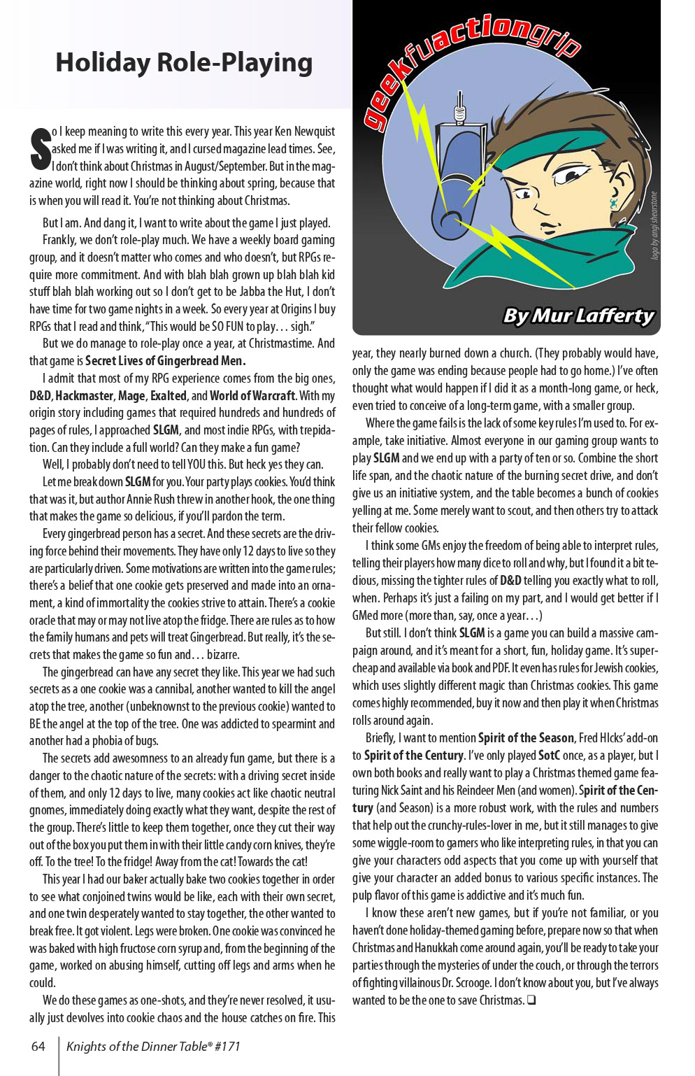 Read online Knights of the Dinner Table comic -  Issue #171 - 66