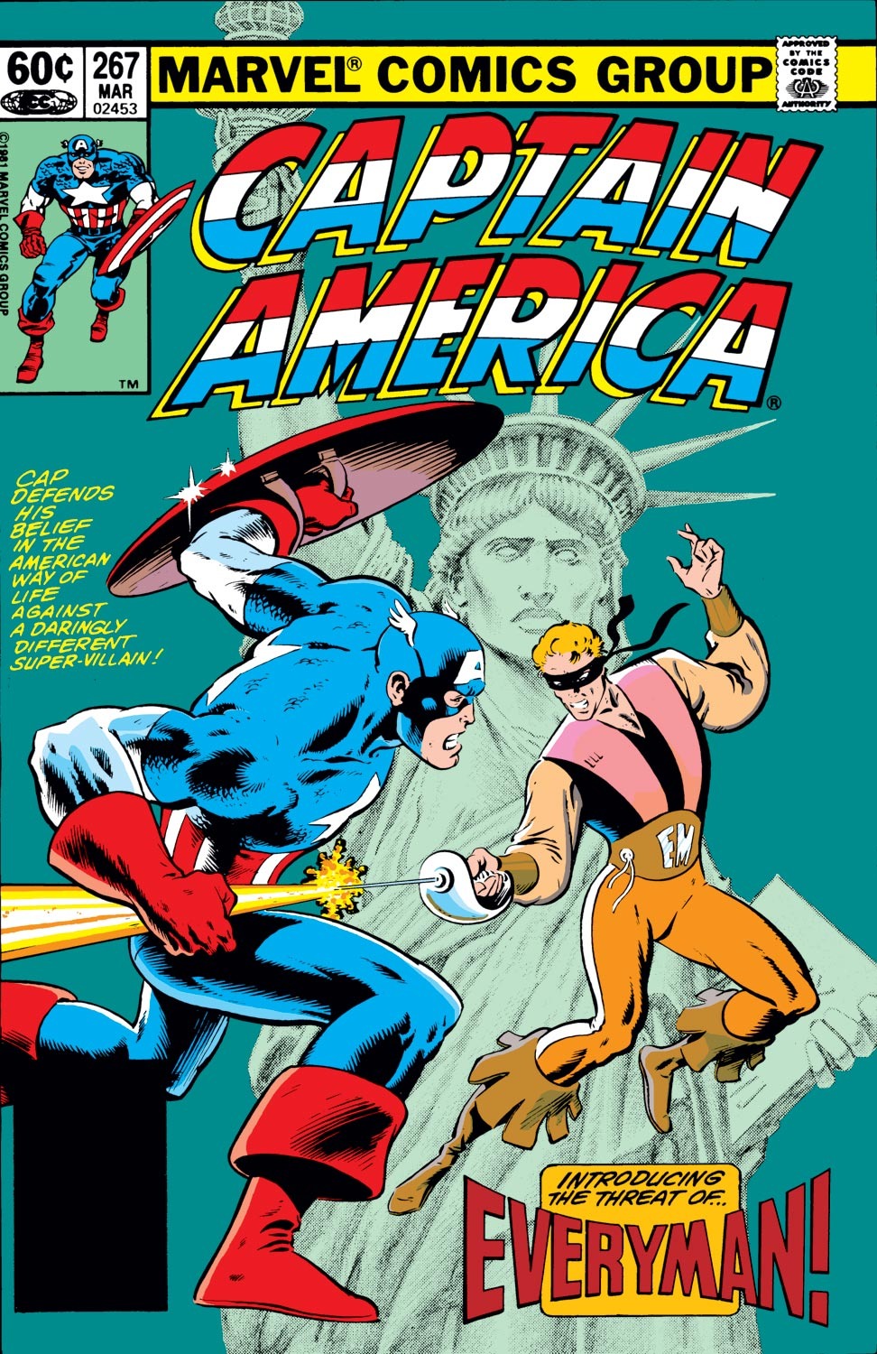 Read online Captain America (1968) comic -  Issue #267 - 1